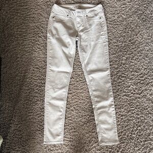 Maurices Cream Skinny Jeans